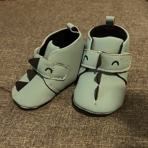 Dinosaur baby boy shoes size 0-3 months